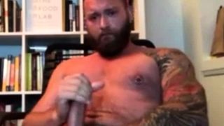 Hot gay eats his own cum