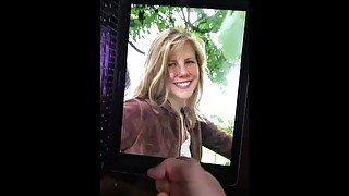 Cum Tribute Request #4 - Cute Blonde Girlfriend Gets a Big Facial (TheCumTributeKing)