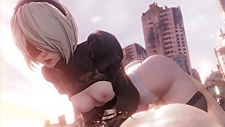 2B And Her Big Ass Riding