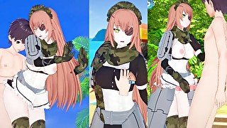 【エロゲーコイカツ！】オーバーロード シズ・デルタ3DCG巨乳アニメ動画[Hentai Game Koikatsu! OVERLORD CZ2128 Delta]