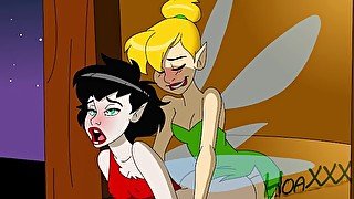 Crysta and futa Tinkerbell