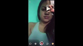 Guy wanks cock to different teens masturbating