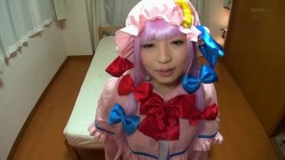 Handsome Japanese Yukie having a good time with a sex toy