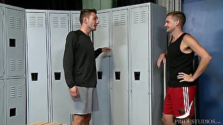 Gay sex after training is all about gay Sasha Alexander talking