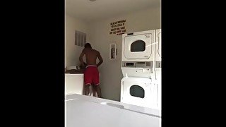 Fuckin in laundry mat