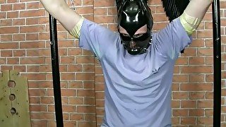 FrenzyBDSM Mature Penis and Man Nipples Torture