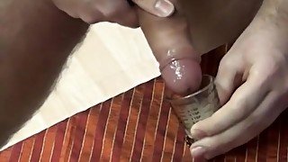 Step daddy fills a cup with cum (25ml)