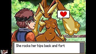 Pokemon h version - I caught lopunny!