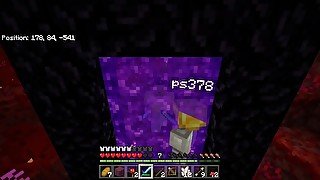 Minecraft with the boys ep17 - portal penetration party