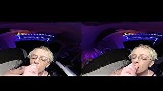 Blow Job Service Hot & Long VR - Mandy Blows The King - Mandy Dickenz & CK