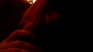 Aroused French girlfriend blows me at night