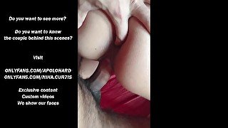 Nina Cur7is & Apolo Hard  Fucking doggy style  Cum all over her ass