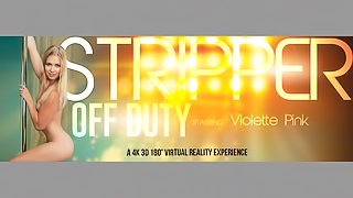 Stripper of Duty - European VR Striptease and Masturbation