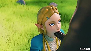 Princess Zelda - blacked ( HD )