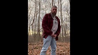 Flannel Bear Pissing