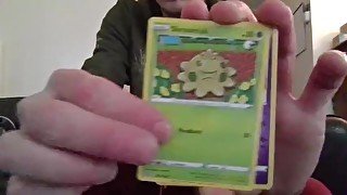 Opening a Pack of Trading Cards