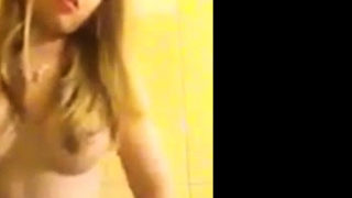 Perfect body teen girlfriend strips for me on cellphone.