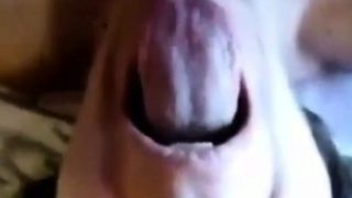 Cumming in mouth of my horny mature slut. Amateur