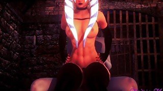 Star Wars Hentai 3D - Ashoka Tano Fucked and cums inside her