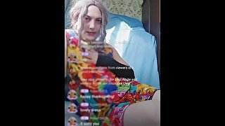 Hot Booty Femboy On Live Cam Show Flowerfull Dress My Best Lovely One