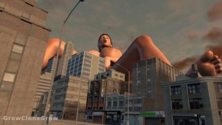 City Giantess, Masturbation Growth