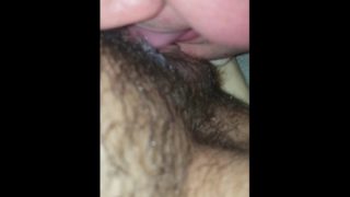 Husband cleans Hotwife's dirty pussy