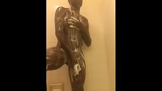 Dick Monster Masturbate In Shower Pt 1