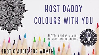 ADULT COLOURING WITH HOST DADDY (Erotic audio for women) [Consenting Adults] [Dirty talk] 素人 汚い話