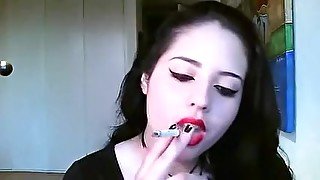 Crazy homemade Solo Girl, Smoking porn movie