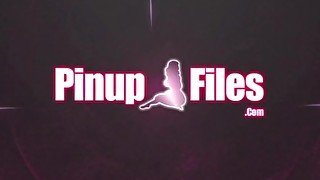 Brandy Robbins gets topless as she greets Pinupfiles Anniversary