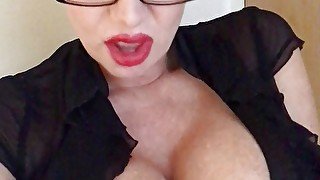 Slutty secretary wants the delivery drivers cum