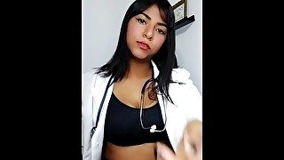 JOI EN ESPAÑOL la doctora te humilla y te insulta por tu pene inservible y te dice cómo masturbarte