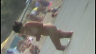 Hot amateur nudist beach voyeur vid