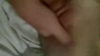 Finger fuckin wife's gushing wet pussy