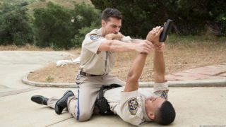 Cops Princeton Price and Zion Nicholas fuck at the office