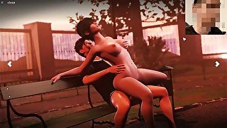 Surprise Park Sex with Sandra - "No Cum" - Game: My Lovely Stepsister