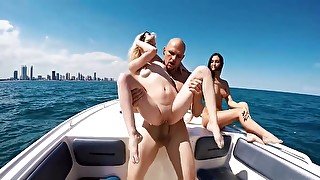 BFFS - Wild Spring Break teens 18+ Fuck on Boat