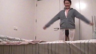 Japanese Radio Calisthenics - a Training for Blowjob - AsianCaucasianDuo