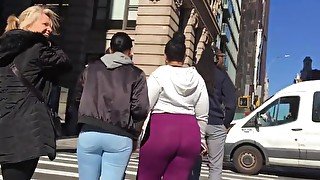 Bbw teen 18+ Ass in Red Spandex