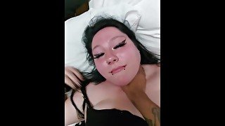 Step sis sucks and fucks BBC in motel