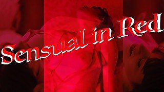 Sensual in Red - Solo Female MILF Vibrator Masturbation Fantasy