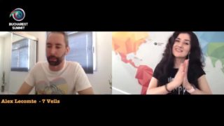 7Veils Social Media marketing spotlight for Bucharest Summit interview, ALX