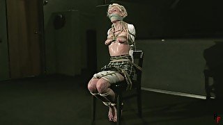 Rvs Endless Orgasm For Tightly Tied And Gagged Bondage Slut