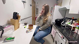 Smoking in kitchen