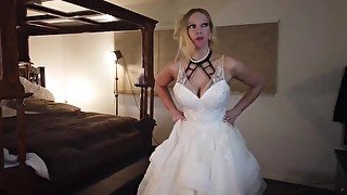 Wedding Day Whore Gets Fucked BBC Style & Covered In Cum