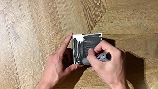 ASMR coloring small sheet of paper