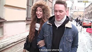 Czech girl picked up on the street