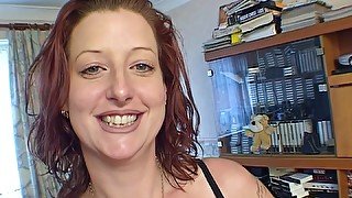 A homemade threesome with redhead Betty Swallocks