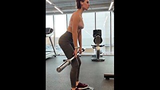 Sex with a fit girl after the gym - creampie - cum insade - Darcy Dark