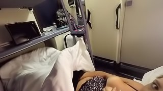 Chick has a wild romp with a stranger in the train